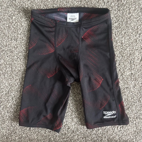 Speedo Endurance+ Black and Red Swimwear Jammer - Picture 1 of 4